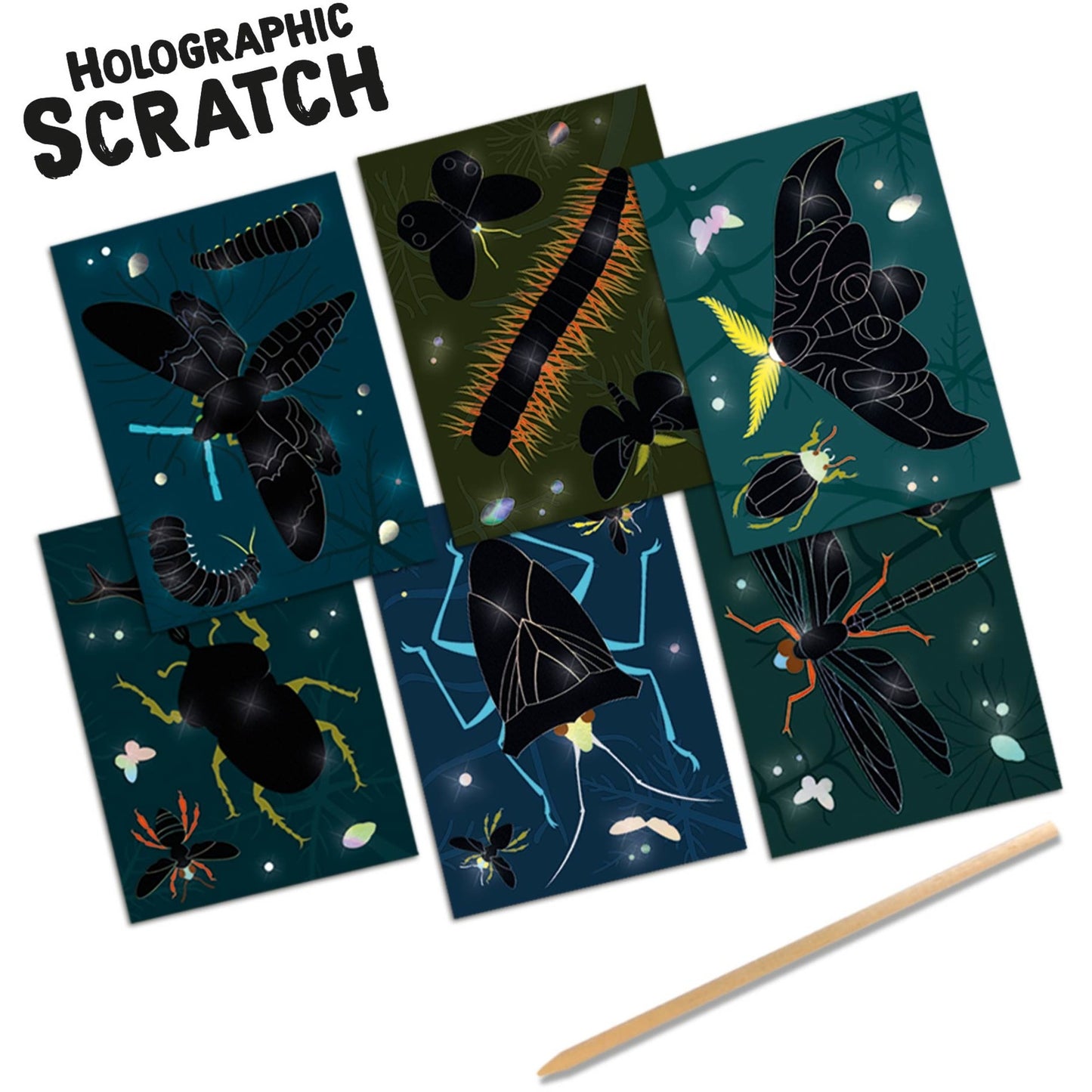 Insectes à gratter holographiques