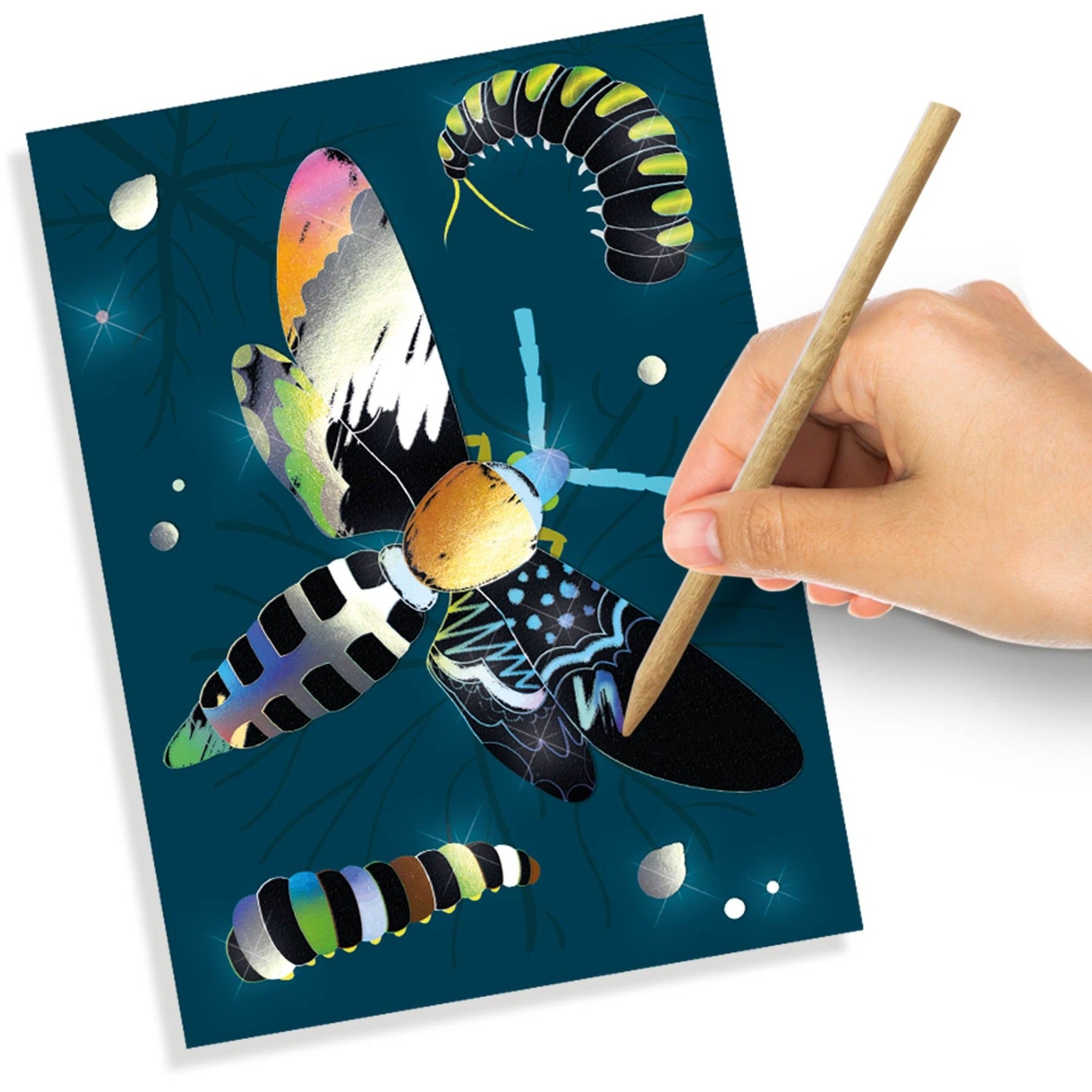 Insectes à gratter holographiques
