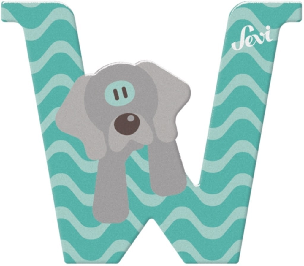 Lettre d'animal w