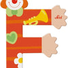Sevi lettre clown f: 10 cm (81742)