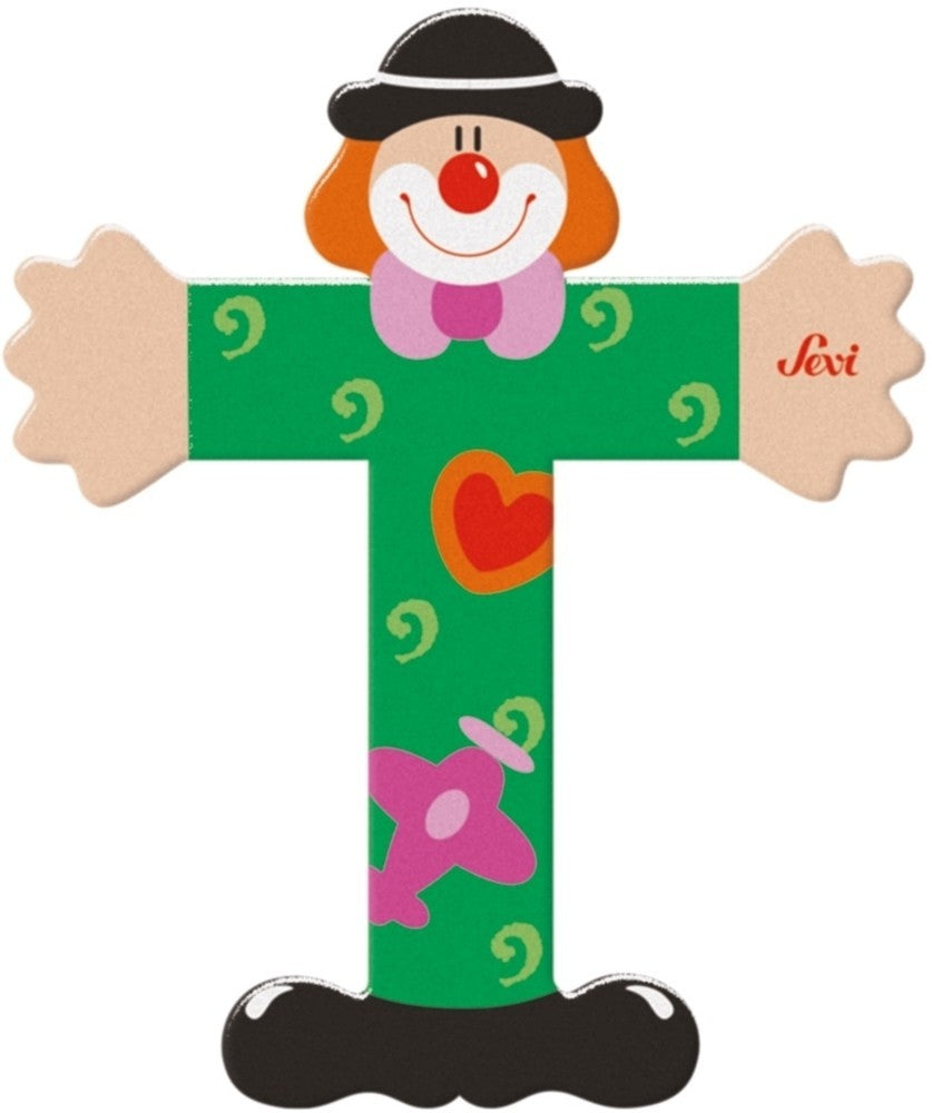 Sevi lettre clown t: 10 cm (81756)