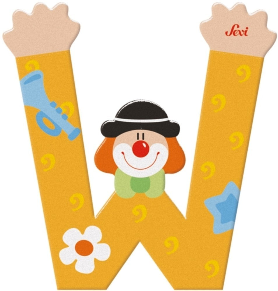 Clown lettre Sevi l: 10 cm (81759)