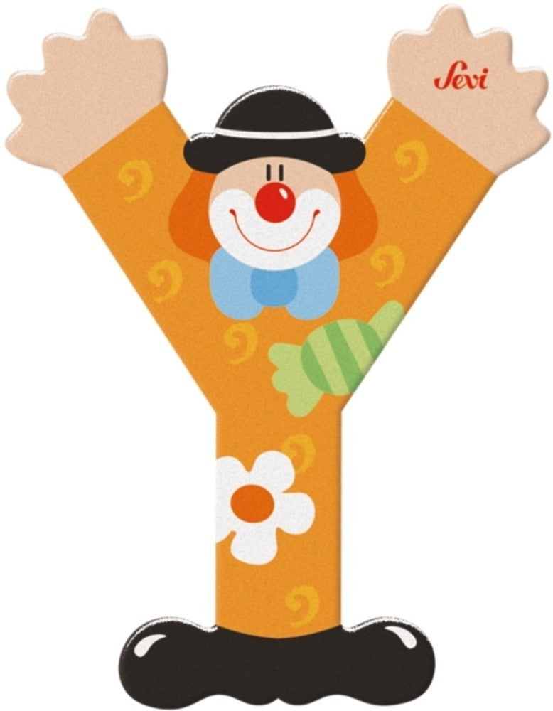 Sevi lettre clown y: 10 cm (81761)