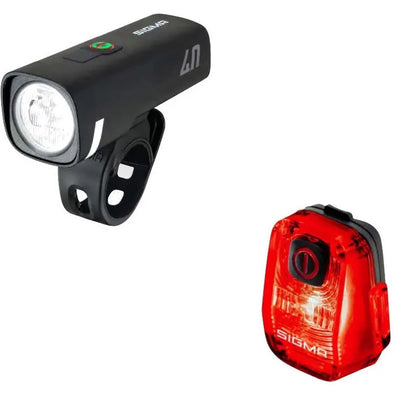 Sigma set d'éclairage aura 40 + nyte 10 rechargeables usb premiers