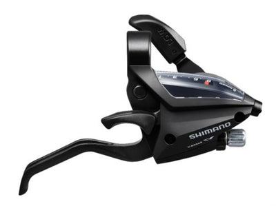 Shimano Versteller (à droite) avec levier de frein à 8 vitesses ST-EF500 2 doigts noirs