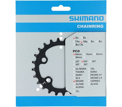 Shimano plateau Deore 10V 30T BCD 96mm Y1WC98010 M6000