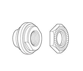 Shimano Deore FH-T610 Conus juste derrière Y4C89050
