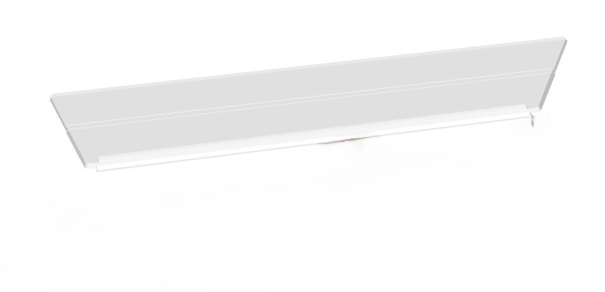 Séparateur de tablette lisse pour répartiteur denté 342x75mm