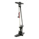 pompe à vélo avec manomètre acier 61 cm blanc (020601)