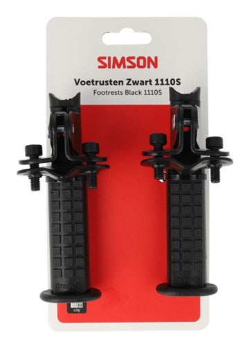 Repose-pieds Simson noirs 1110s