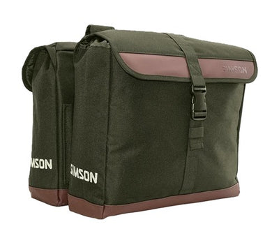 Simson double sac urbain 35l vert olive