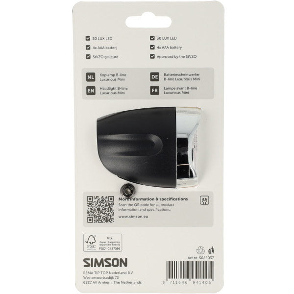 Simson phare aurora b-line luxueux mini