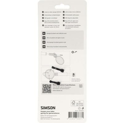 Miroir Simson excellent antireflet rond