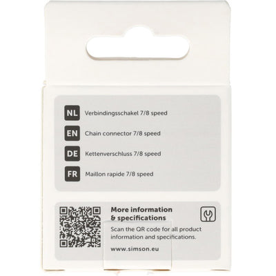 Maillon de connexion Simson 1 2 x 3 32 7 8 vitesses