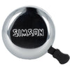 Cloche Simson traditionnelle en acier chromé