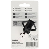 Simson sonnette de vélo mini 32 mm fixation flexible noir - afbeelding 2