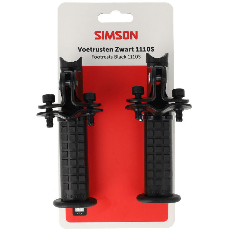 Repose-pieds Simson noirs 1110s