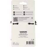 Repose-pieds Simson noirs 1110s - afbeelding 2