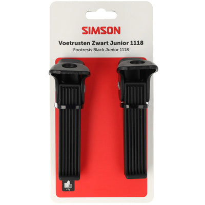 Repose-pieds Simson noir 1118 sur frêne