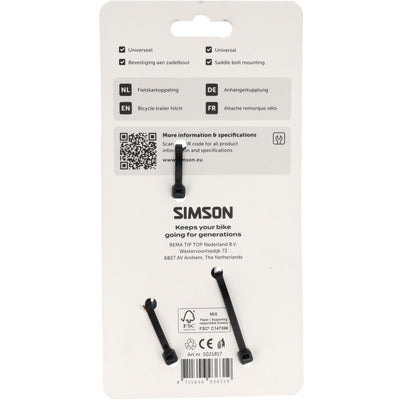 Attelage de remorque de vélo Simson
