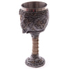 Chalice décorative gothique du crâne guerrier