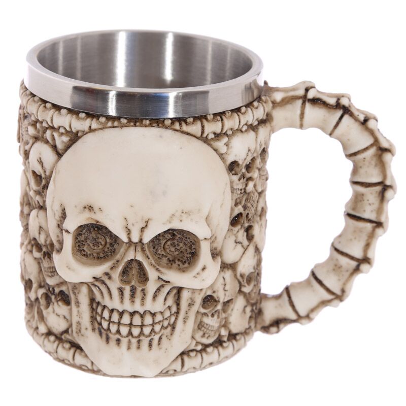 Skulls with Skull Emblem Decorative Beer Tub