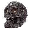 Small Silver-Colored Skull Skull Home Accessory