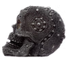 Small Silver-Colored Skull Skull Home Accessory