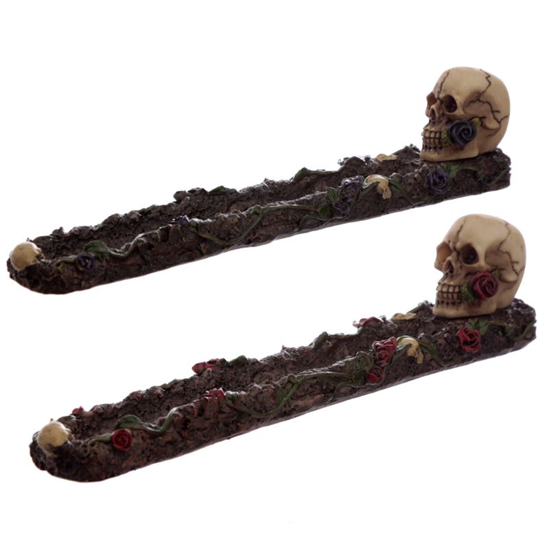 Skull Roses Encens Support