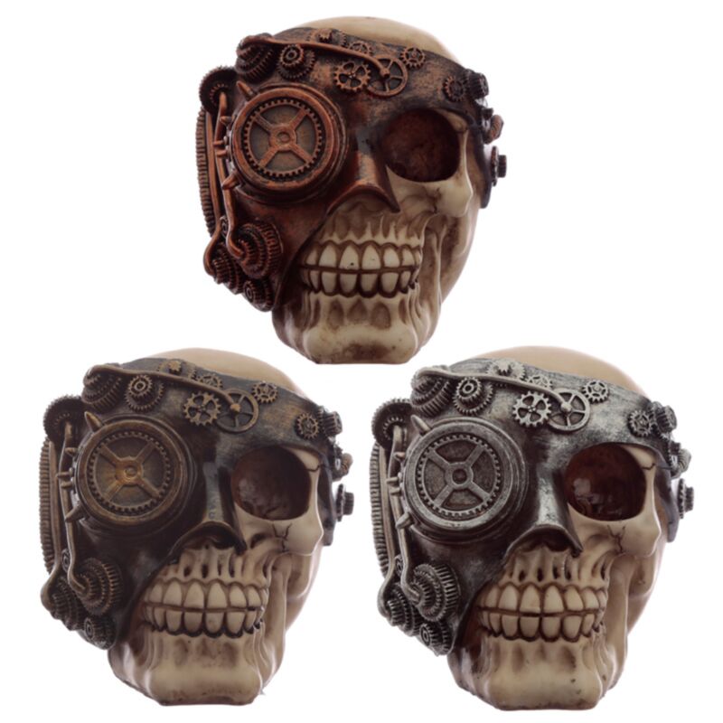 Steampunk Skull Head of Home Accessory