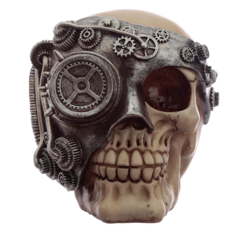 Steampunk Skull Head of Home Accessory