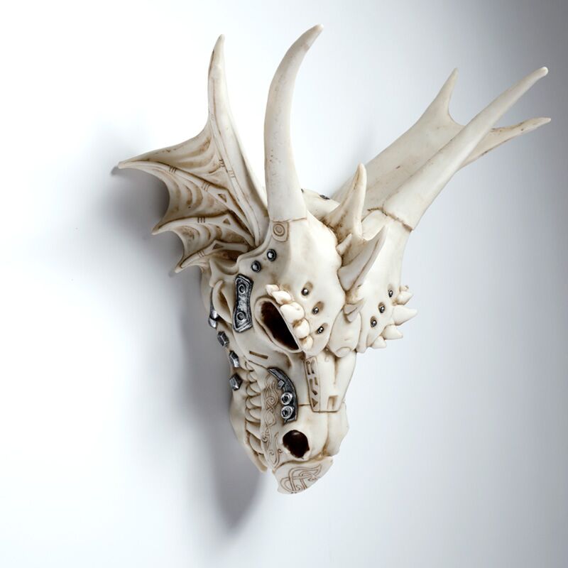 Dragon Skull Decoration Accessoire de logements métalliques