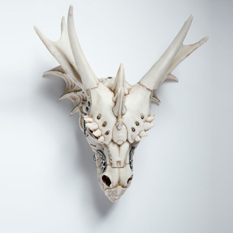 Dragon Skull Decoration Accessoire de logements métalliques