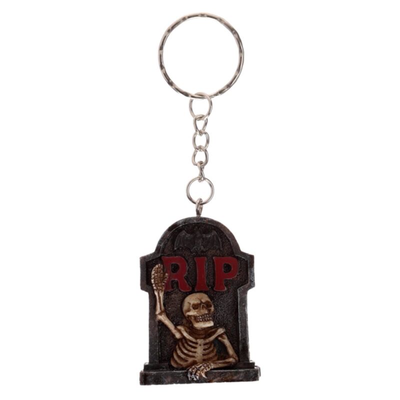 Porte-clés de grafstone du squelette RIP
