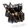 Le Reaper of Death Assis sur la banque