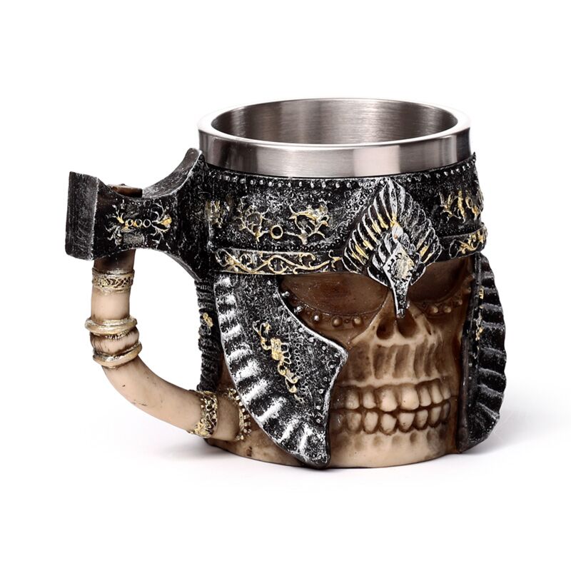 Frises décoratives du crâne armé