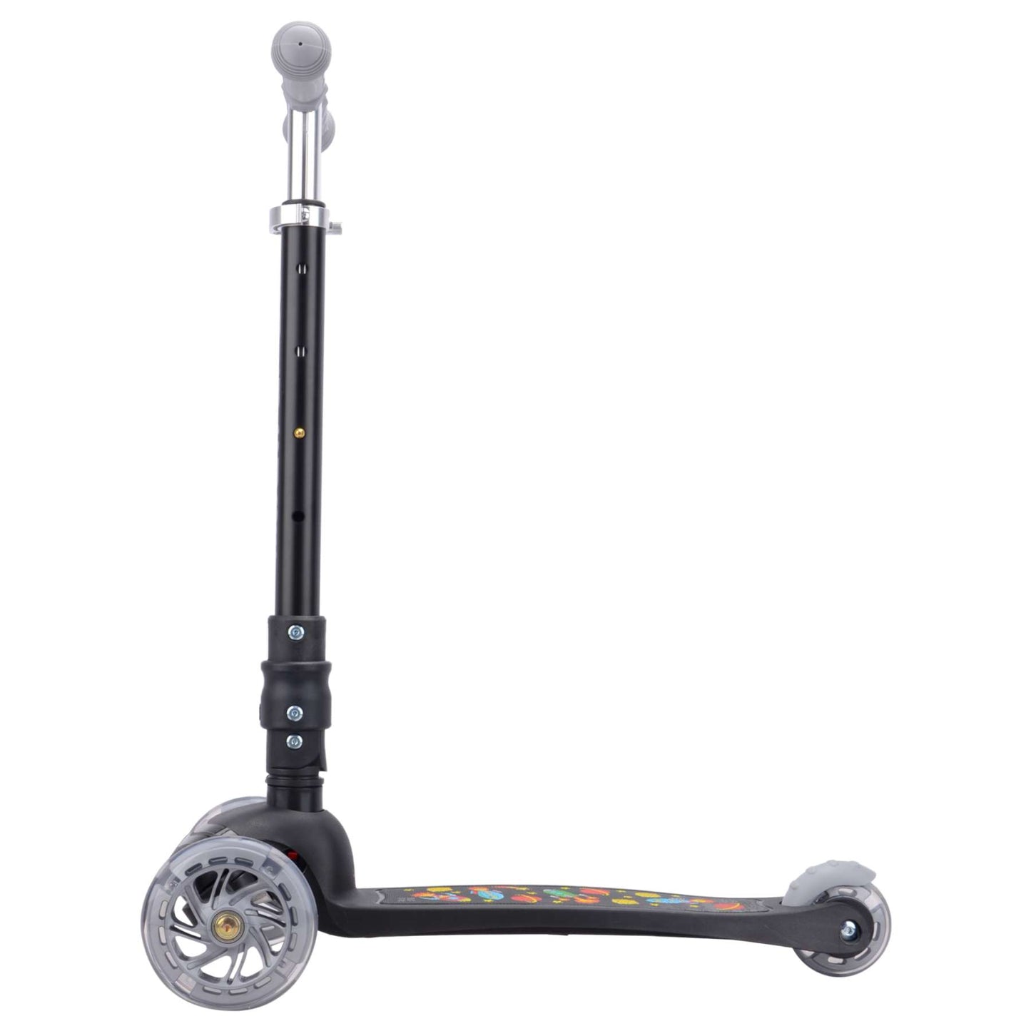 Trottinette à trois roues Boldcube Teeny Fold - noir fusée