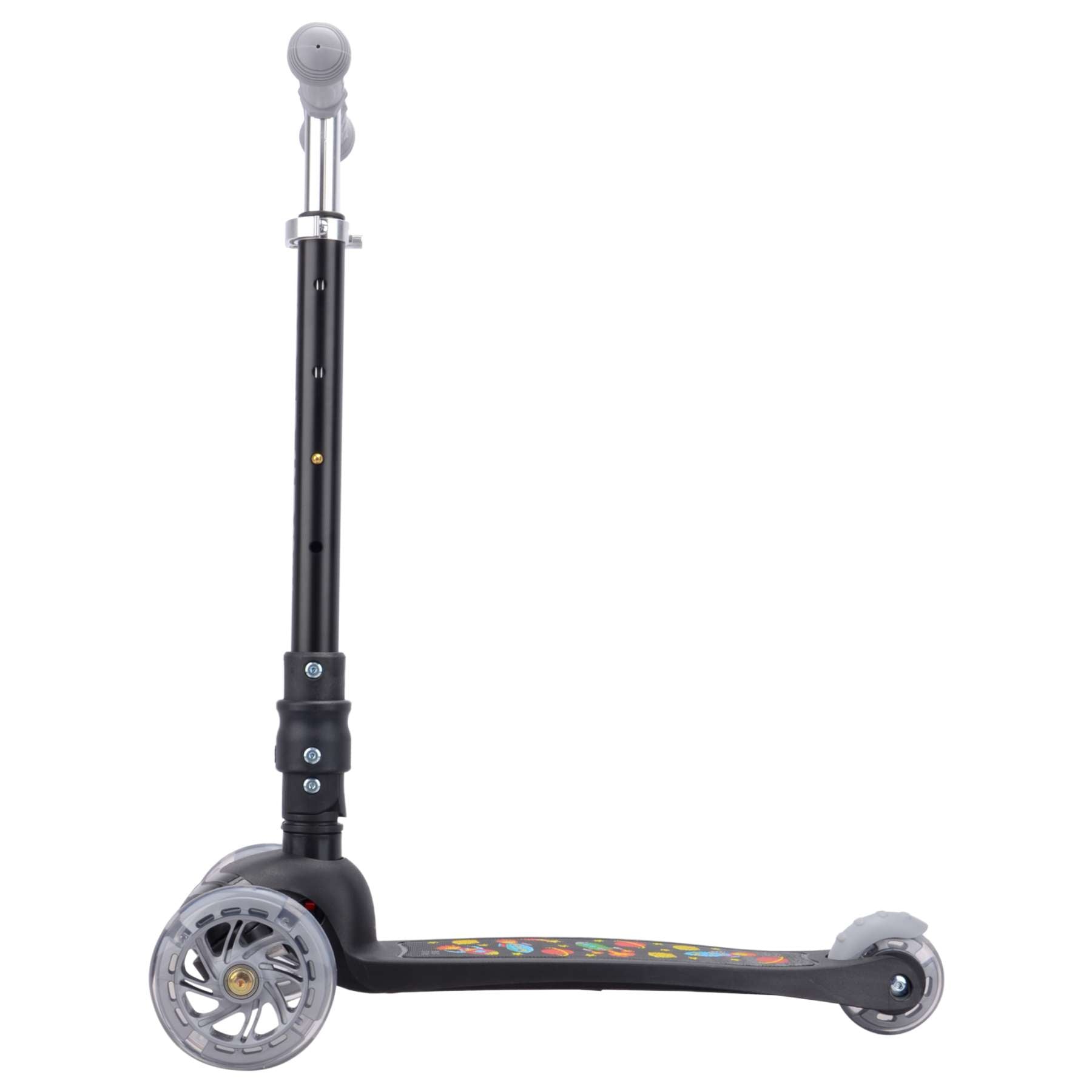Trottinette à trois roues Boldcube Teeny Fold - noir fusée