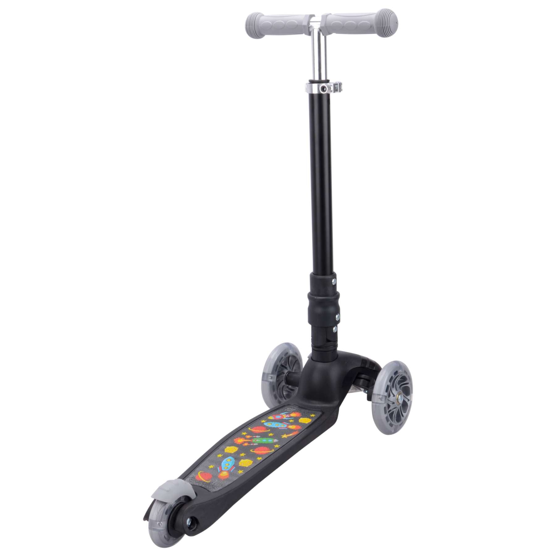 Trottinette à trois roues Boldcube Teeny Fold - noir fusée