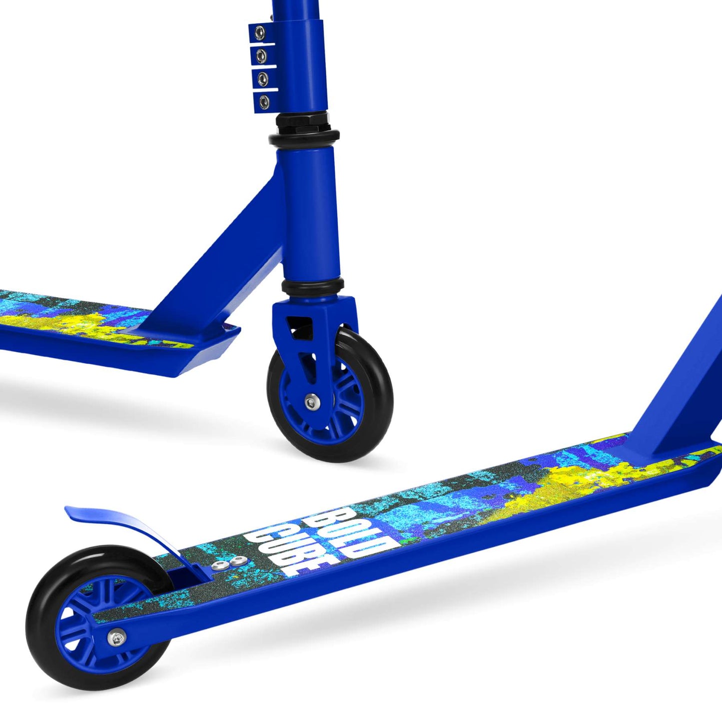 Trottinette freestyle Boldcube - bleu marine