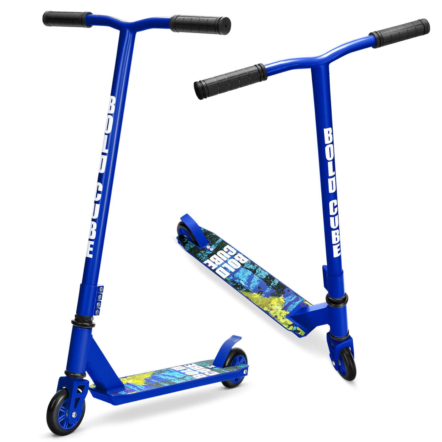 Trottinette freestyle Boldcube - bleu marine