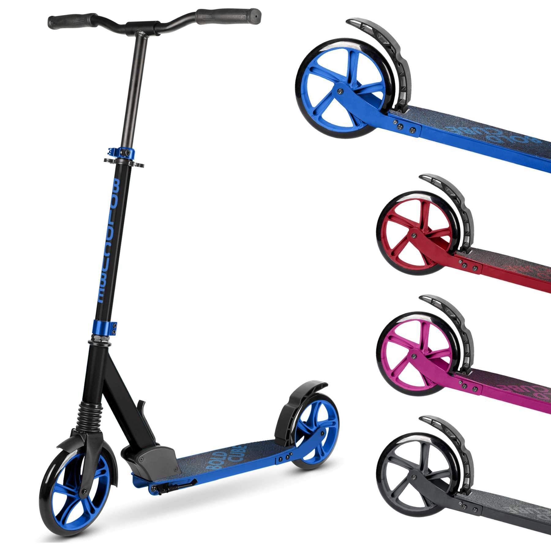 Boldcube big scooter 2 roues - bleu profond