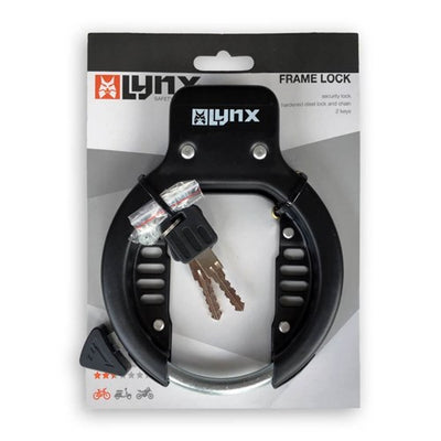 Esclot du cadre du vélo Lynx, acier résistant aux conditions météorologiques, 2 touches