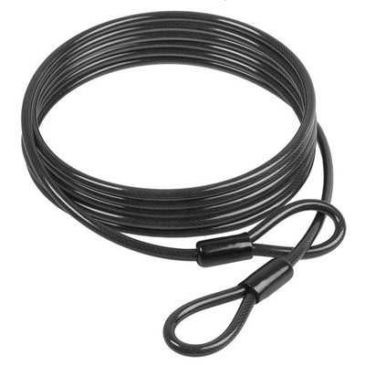 Câble de feuille 5m x 10 mm avec boucle double noire