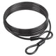 Câble de feuille 5m x 10 mm avec boucle double noire