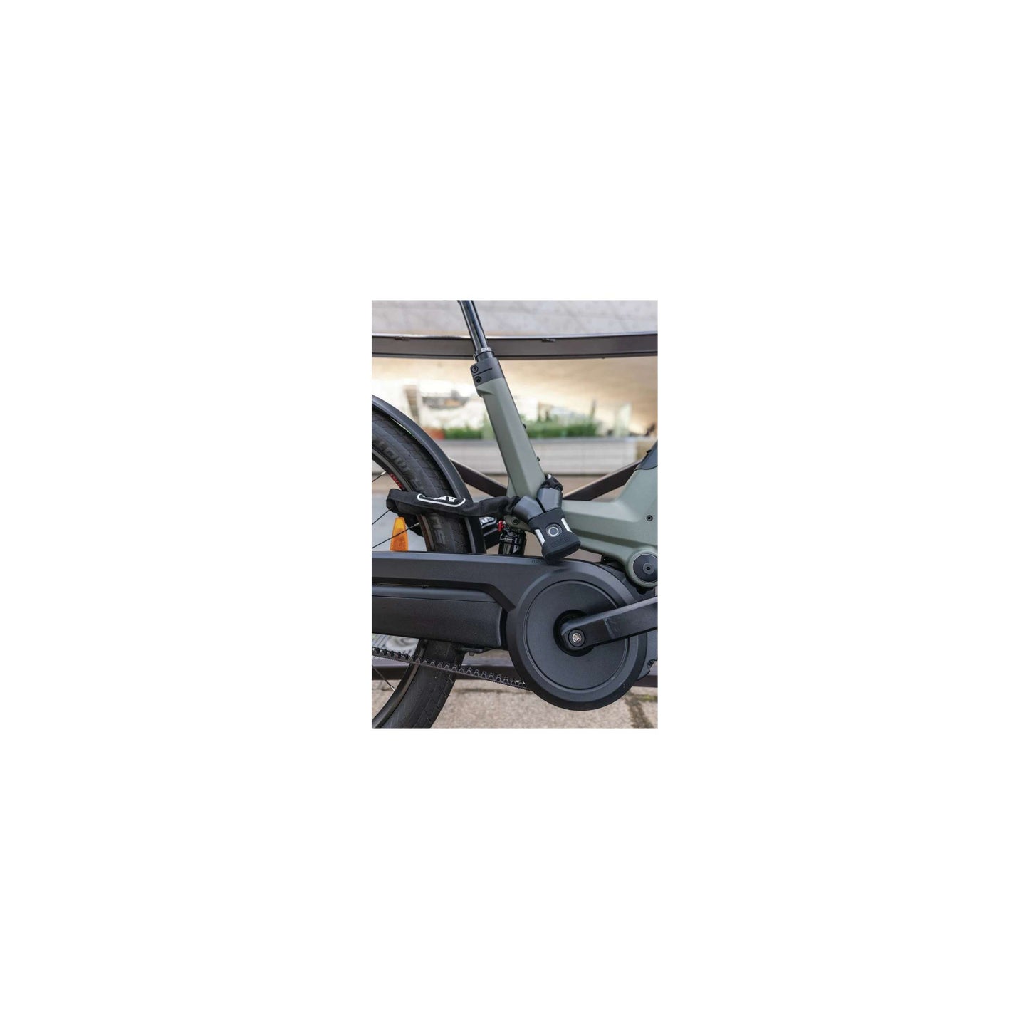 Abus Chain Lock Yardo Empreinte digitale 7807FP 110 Black