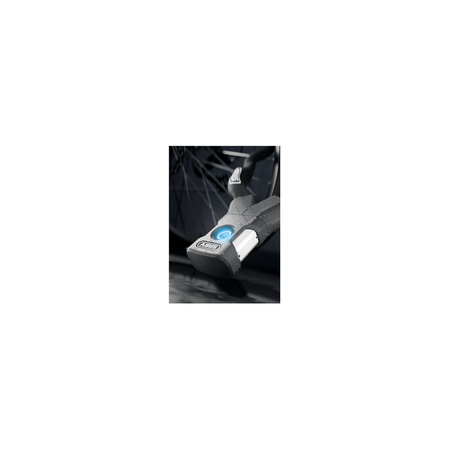 Abus Chain Lock Yardo Empreinte digitale 7807FP 85 Black
