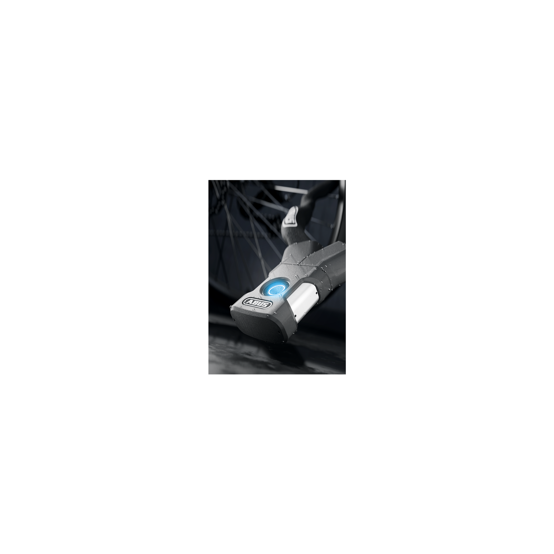 Abus Chain Lock Yardo Empreinte digitale 7807FP 85 Black