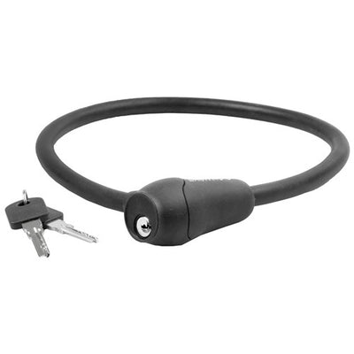 M-wave m-wave verrouillage de câble en silicone noir 60cm12 mm