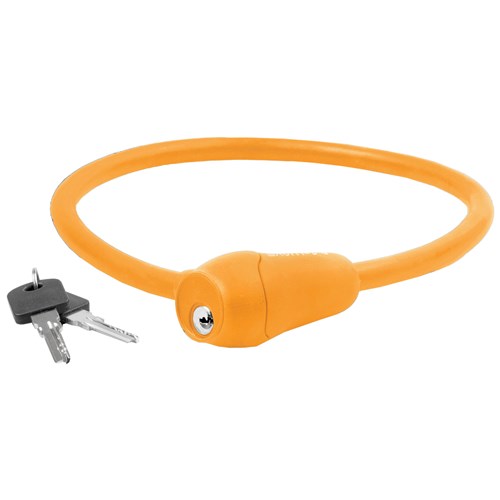 M-wave M-wave verrouillage de câble en silicone orange 60cm12 mm
